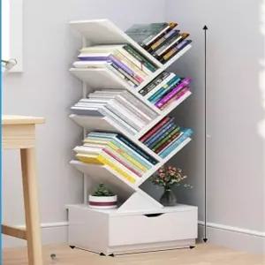 북트리 책선반 수납 원목 책꽂이 책장 인테리어 틈새 지그재그 스탠드 서랍 대량 보관 거실