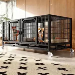 애견 케이지 강아지 철장 분양 고양이 동물 호텔 격리 켄넬 대형 반려견 철제 이동식 하우스
