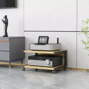 스피커 스탠드 우퍼거치대 지지대 수납 철제 선반 오디오랙 보관함 앰프 이동식 악세사리