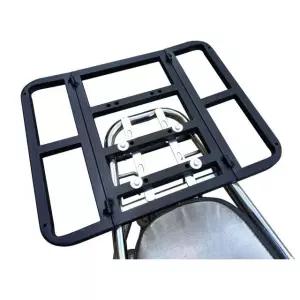 자전거 짐받이 접이식 짐칸 배달통 가방 오토바이 캐리어 수하물 브래킷 뒷좌석 받침대 수납