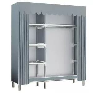 조립식옷장 드레스룸 선반 간이 철제 행거 시스템 가구 침실 기숙사 원룸 소형 빌라 슬림