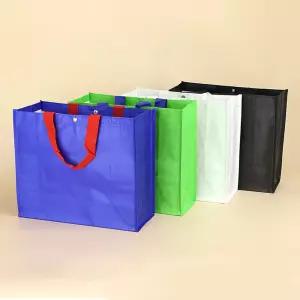 똑딱이 타포린백 리유저블백 미니 빨래방 가방 대형 큰 쇼핑백 장바구니 포타린백 PP 휴대용 시장 마트