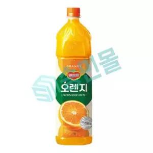 [셀러허브]롯데칠성음료 델몬트 오렌지 주스 1.5L x 12개입 /s (E39174853)