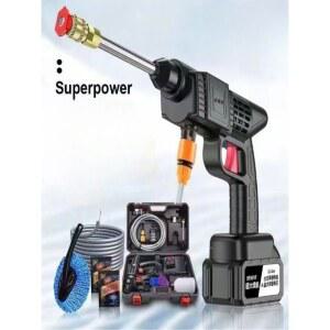 고압 세차물 무선세차기 가정용 휴대용 배터리 수납함 듀얼베터리 충전식 세척건