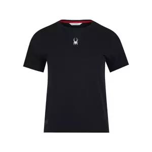 [스파이더] 여성 [듀오테크] 트레이닝 메쉬 배색 티셔츠 FM1SPKMCNRS251W-BLK