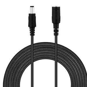 호환 DC 12V 전원 어댑터 연장 케이블 전선가리개 5.52.1mm 남성 여성 전원 코드 연장 와이어 1M 2M 3M 5M