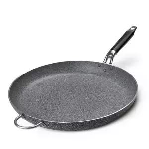 국산 프라이팬 인덕션 업소용 38cm 대형 프라이팬 통주물 논스틱 코팅 부침용 캠핑용 볶음용 그릴용 궁중