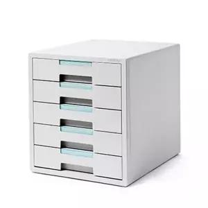 플라스틱 서류함 탁상용 사무 정리함 5단 서류함 문서 서랍형 다용도 수납함 사무용 데스크 파일함 서랍장