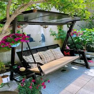 그네 철제 흔들 마당 그네 전원주택 벤치 체어