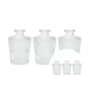 인테리어 방향제 소품 오브제 앤티크 디퓨저 용기 3개입 장식용 유리병 공병 세트