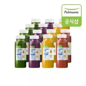 풀무원녹즙 클렌즈랩2days(그린2퍼플2옐로우2레드1,7병X2일) (190mlx14병)