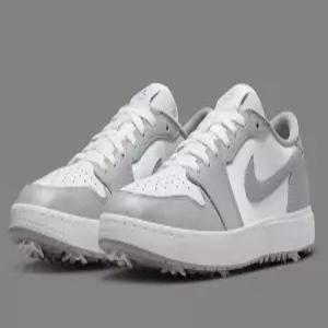 나이키골프화 조던골프 스파이크 골프신발 그레이 에어 조던 1 로우 G 스파이...