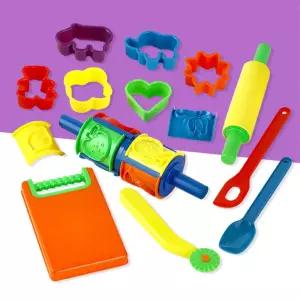 유치원 촉감놀이 클레이 찍기틀 도구세트 창의력 스탬프 도화지미술