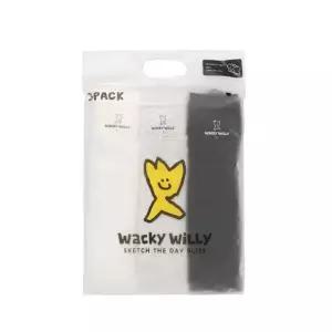 반팔티 KQJ WA2503STE3TC 3PACK 시그니처 반팔 티셔츠 블랙/화이트/그레이