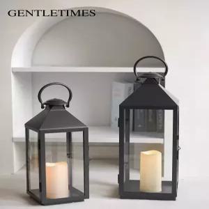 철제 캔들 랜턴 조명 엔틱 테라스