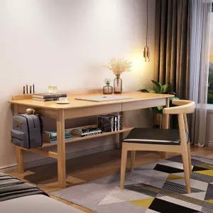 원목 책상 1000 일자다리 테이블 서재 내추럴 중고등학생 카페