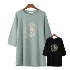 에스티아 1045 월계꽃 티셔츠 빅사이즈