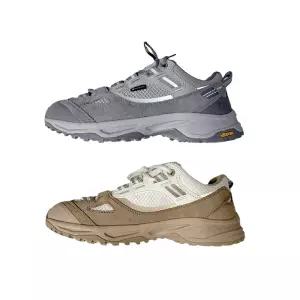 코오롱스포츠 남녀공용 하이킹 슈즈 모션 그레이 토프베이지 등산화