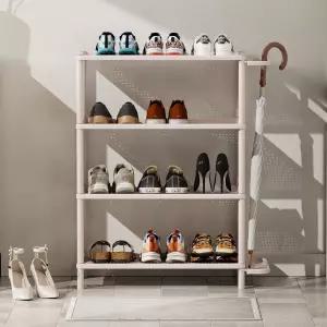 4단 다용도 신발 수납장4단장 스탠드 4단선반 현관장 틈새정리대 간이함 도함 원룸 슬림장 미니장 사무실장