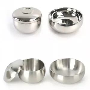 (선택 1. 스텐 이중 공기 대접 세트)스텐 이중 보온 한정식 밥공기 국그릇 식기세트 제사그릇 제사식기