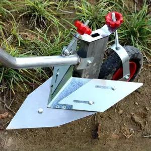 밭고랑 기계 쟁기 농업기구 경작기 캐는 고구마 쟁쇠 땅