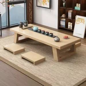다다미 테이블 커피 좌식 전통 등나무 탁자 전통