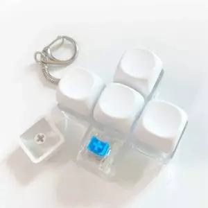 게임용 청축 스위치 딸깍이 키링 기계식 키보드 키캡 버튼 스트레스 해소