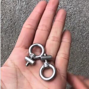 2개 스테인레스 스틸 M4 RV 어닝 레일 스토퍼 실버 캠핑카 모터홈 카라반 스톱 호환 액세서리