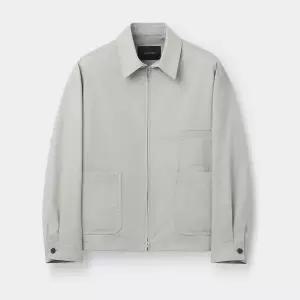 [롯데백화점]커스텀멜로우 그레이 다이드 코튼 집 자켓 CWJAS26101GYL