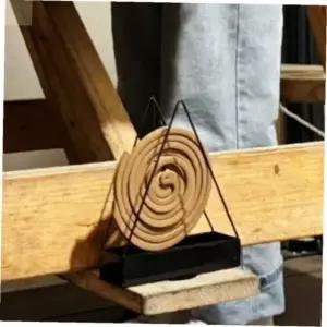 모기향 거치대 블랙 모기퇴치 연소기 캠핑용품