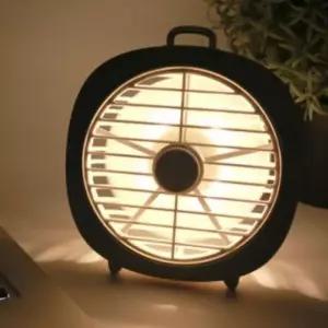 선풍기 써큘레이터형 무드등 USB 선풍기 미니 저소음