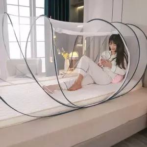 기숙사텐트 휴대용 학생 캐노피 텐트 캠핑 싱글 야외 모기장