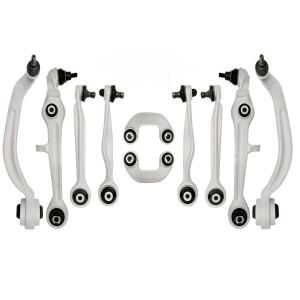 프론트 서스펜션 스윙 암 키트, 상부 하부 위시본 볼 조인트, 트랙 컨트롤 암, 아우디 A4 B5 B6 B7 RS4 A6