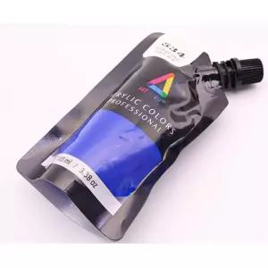 초등과학 바다꾸미기 색칠용 아크릴물감 파란색 100mlx4개/ 돌봄교실 미술공부