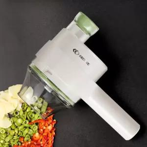 야채절단기 슬라이서 전동 만능 감자 양배추 채소 채썰기 양파 오토슬라이서 무채 수동 마늘