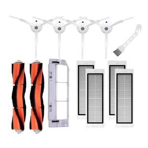 Roborock S5 S502-00 Max Pure E4 로봇 진공 부품용 플라스틱 표시된 메인 사이드 브러시 Hepa 필터