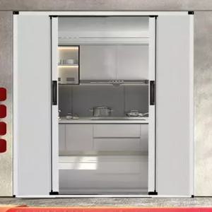 셀프 중문 간이 미닫이 도어 현관문 무타공 설치 방풍 파티션