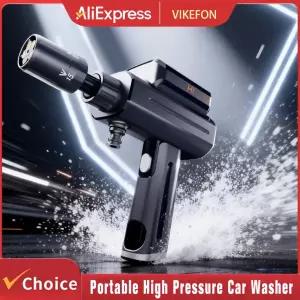 휴대용 무선 고압세차기 세차기 물총 고압 가정용 접이식 미니 소형 전동 신형 슈퍼차징 충전식