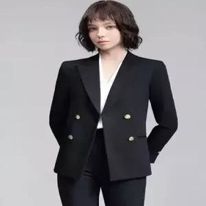 여성용 스커트 대학생 핏예쁜 진행 정장세트 더블 상의 면접 코트 정장 세트 행정 인기1