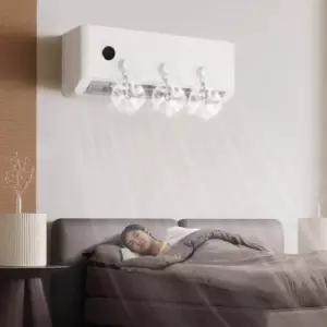 부착식 에어컨 순환팬 바람개비 무동력 공기 날개팬