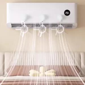 에어컨 바람개비 순환 팬 무동력 날개형 공기 순환팬