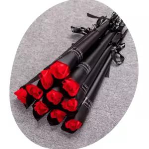 비누꽃 장미꽃 10송이 한 다발 세트 선물용 4색상 방향제 사용 가능