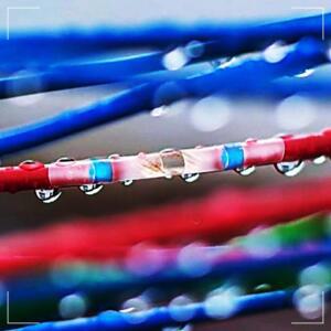 [2개구성] 커넥터 열 튜브 수축 50p 땜 세트 배선 납 기능 전기 솔더링 전선 방수 연결 슬리브 HWFHBQ72