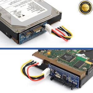 3.5인치 구형 HDD CD 드라이브 라이터용 IDE-SATA 변환기 카드 병렬 포트-직렬 포트 확장 어댑터