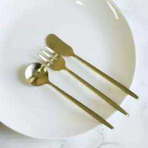 스텐 티타늄 중형 숟가락 무광 빙수 전문 스푼 팥빙수 수저