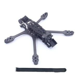 RC 쿼드콥터 프리스타일 드론 DIY 부품용 Mark5 DC/X O3 225mm 탄소 섬유 데드캣 구조 FPV 프레임 키트 5인치(마크5 DC 블랙)