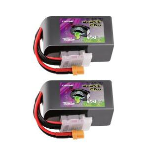 RC 카 트럭 차량 보트 드론 비행기 쿼드콥터 헬리콥터 FPV 레이싱 취미 모델용 XT30 플러그가 장착된 OVONIC 6S 650mAh 리포 배터리 22.2V 150C [배터리 2개 포함 1개 패키지]