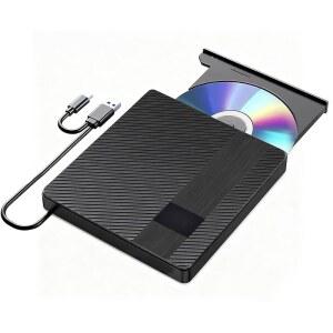 노트북용 외장 블루레이 드라이브 DVD /CD /BD 버너 USB 3.0 휴대용 BD CD 리더 라이터 플레이어 3D 광학 디스크 복제기 노트북 데스크탑 PC Windows Linux와 호환됨