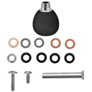 일반 DSU79-03 낚시 릴 손잡이 그립, 전동 노브 교체 부품(실버 블랙)