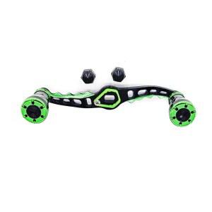 Aurgiarme 알루미늄 합금 낚시 릴 손잡이 전동 교체 조립 부품 미끼 캐스팅 암, 녹색